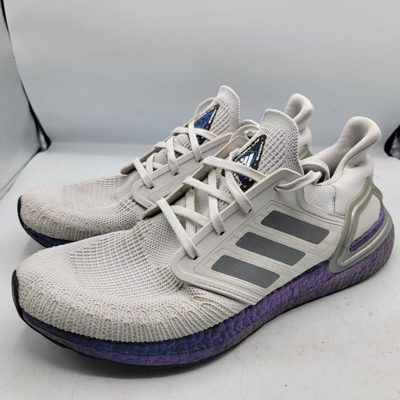 Adidas Ultraboost 20 Men Size 11.5 Dash Gray Blue ISS National Lab Sneaker Shoes - Picture 4 of 14